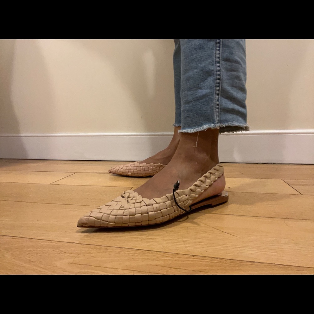 Barbiecore — Pastel Pink Flats - ZARA Sz 8